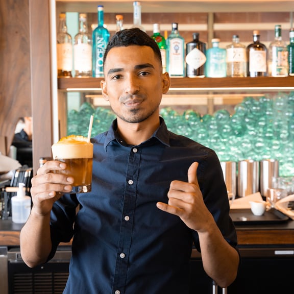 Monkeypod Kitchen Mai Tai with Bartender