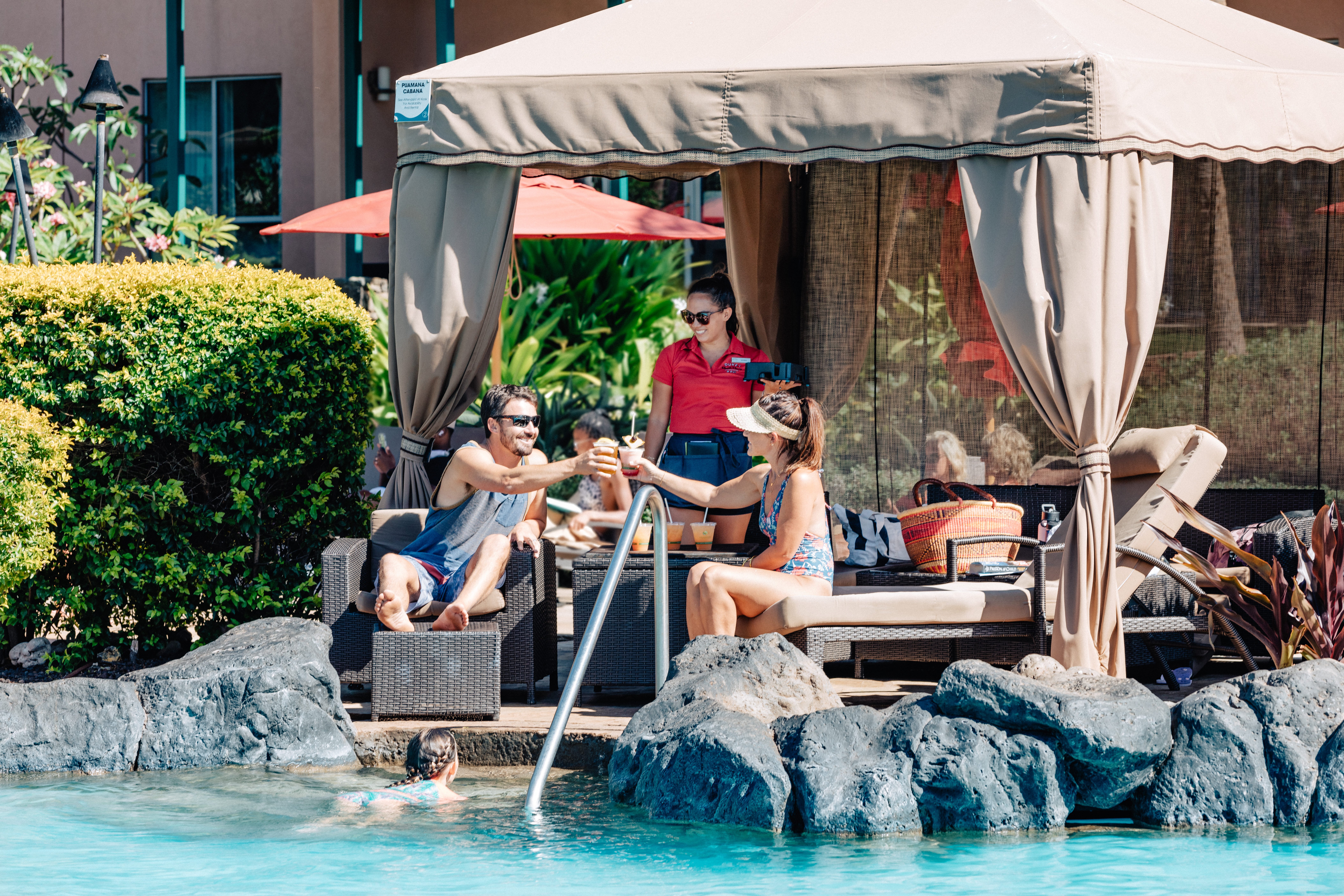 Pool Cabana | Honua Kai Resort & Spa