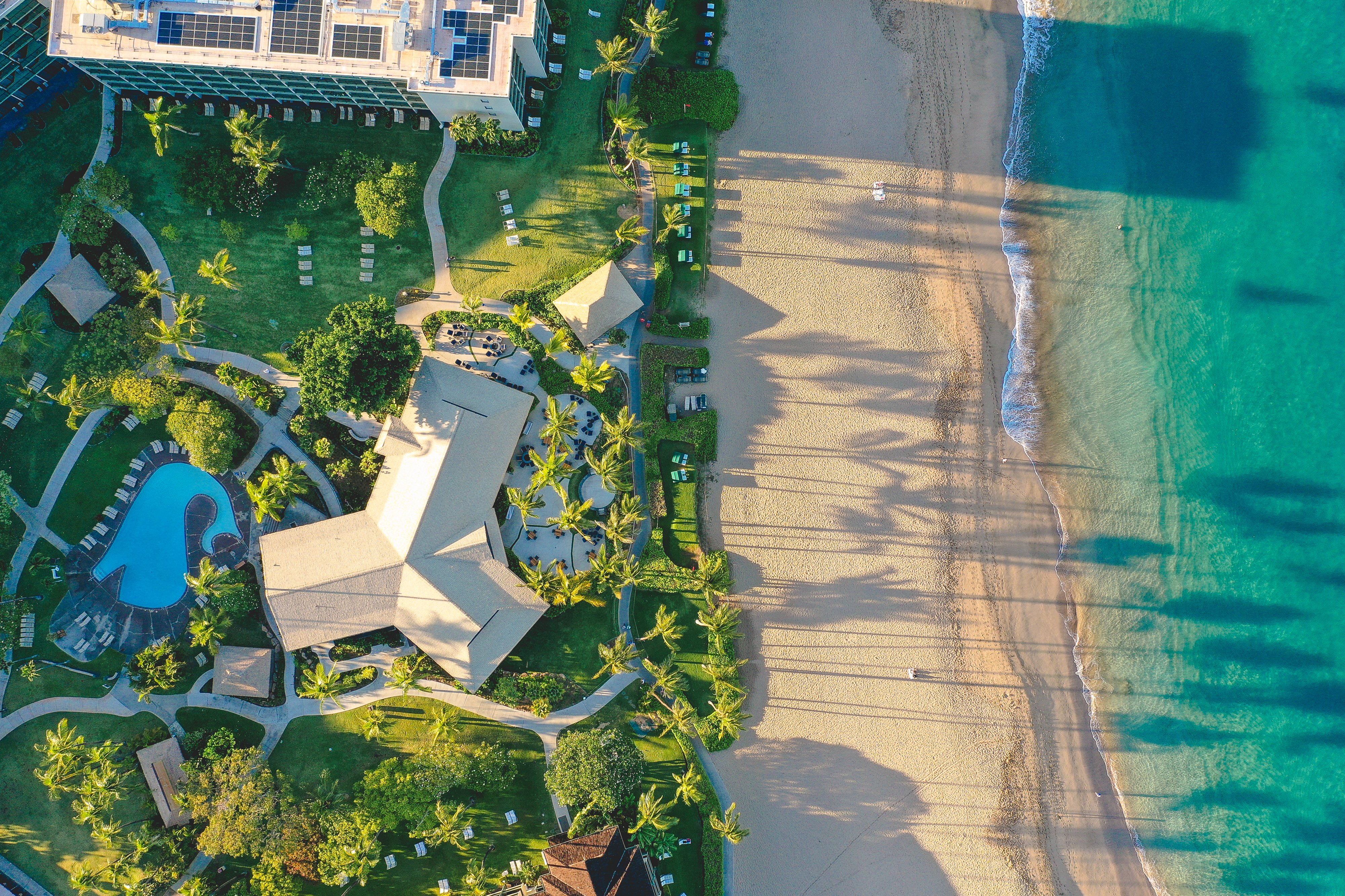 Aerial view of OUTRIGGER Kā'anapali Beach Resort