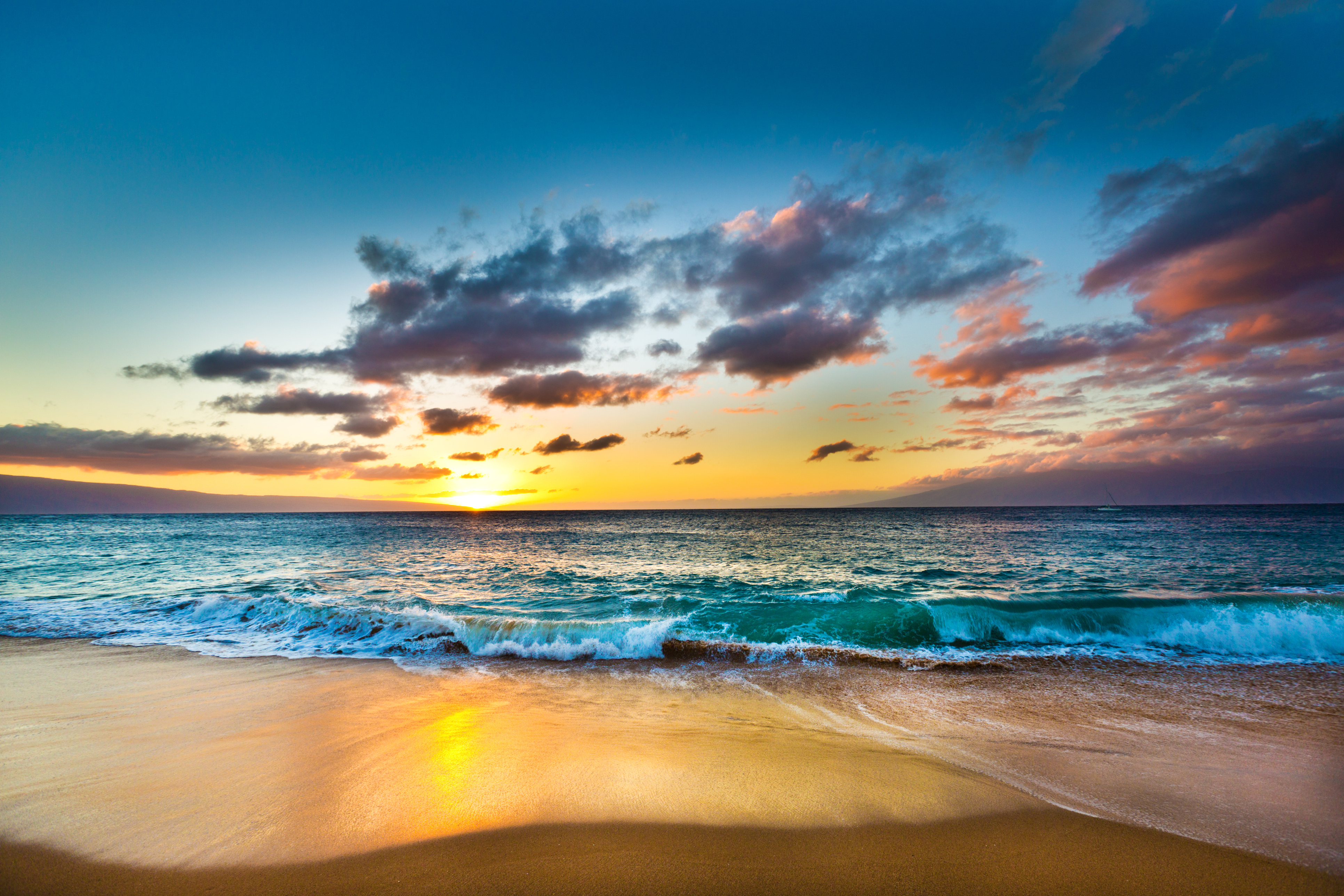 Sunset on Kaanapali Beach